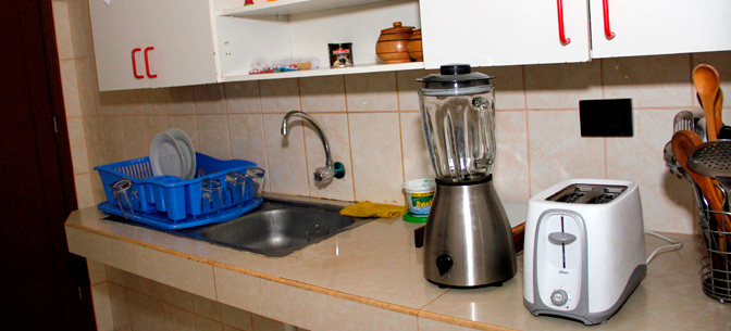 Free guest kitchen